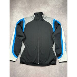 BMW Motorrad Men M Zip Motorcycle Moto Jacket Mid Layer Softshell‎ Black Blue